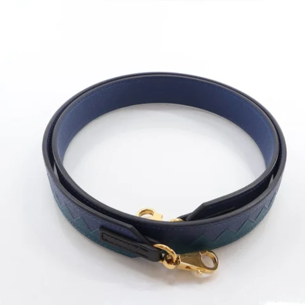 Hermès Vintage Pre-owned Leather home-office Blue Dames
