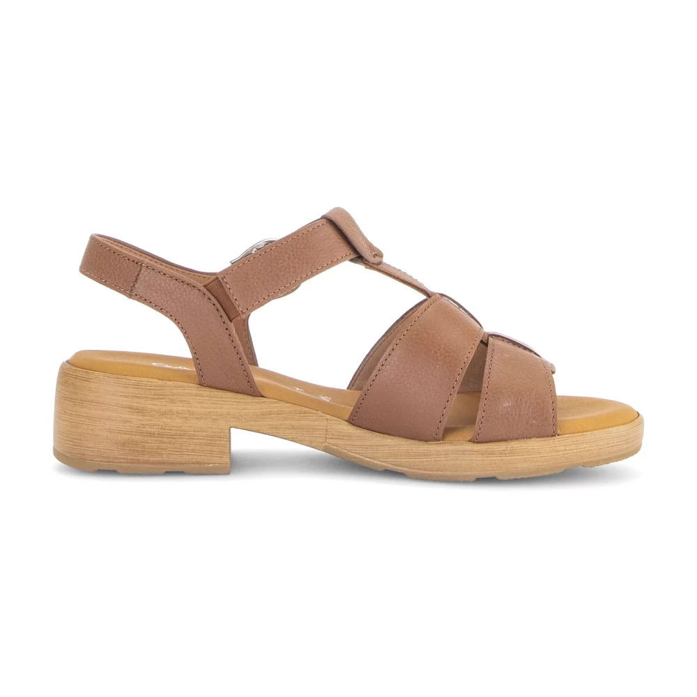 Gabor Vrouw Bruin Schoenen Dames, 41 Eu, Leer, Sandalen Met Bandjes