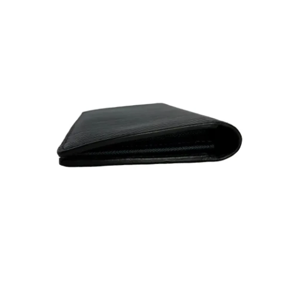 Louis Vuitton Vintage Pre-owned Leather wallets Black Dames