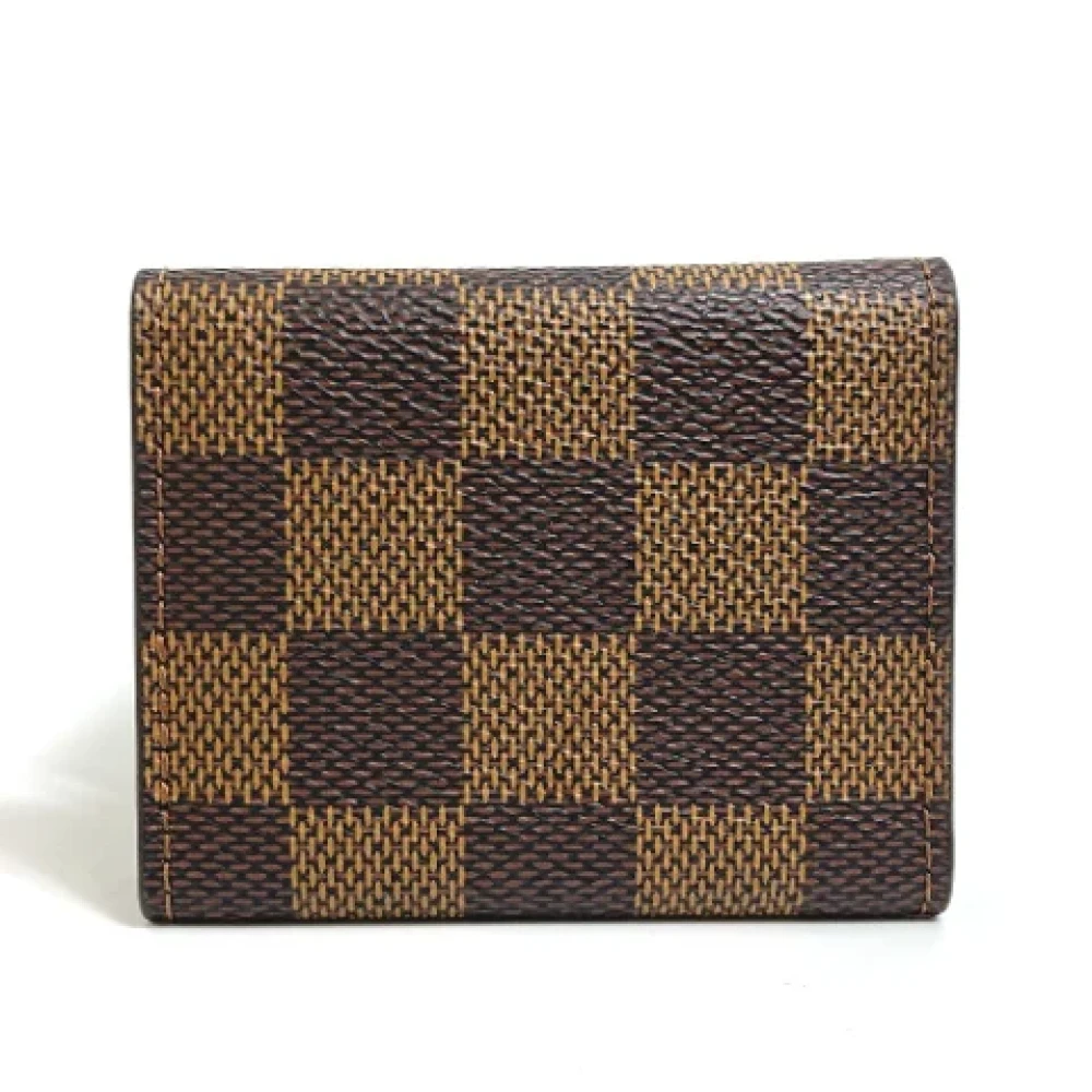 Louis Vuitton Vintage Pre-owned Cotton key-holders Brown Dames