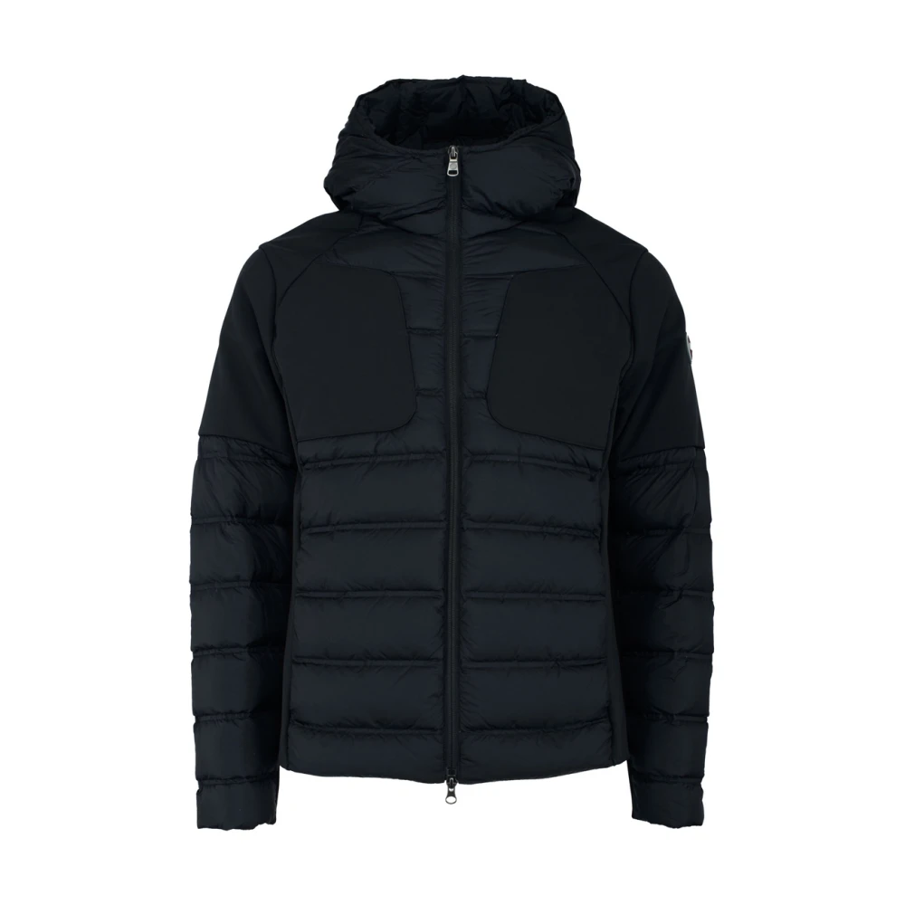 Colmar Zwarte gewatteerde capuchonjas Black Heren