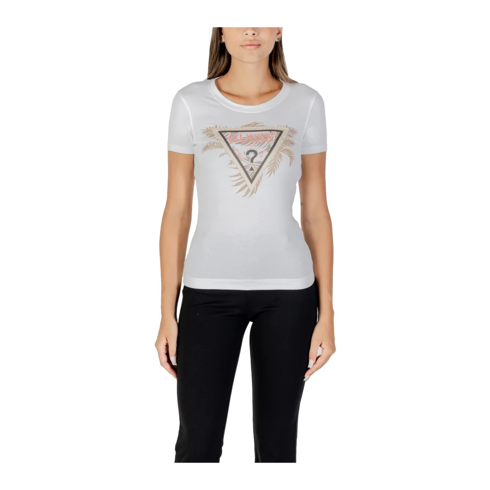 Guess - Tops > T-Shirts - White - Guess - Modalova