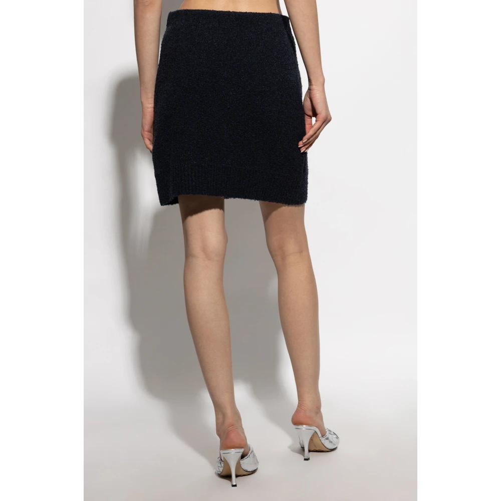 Bottega Veneta Rok met zakken Blue Dames