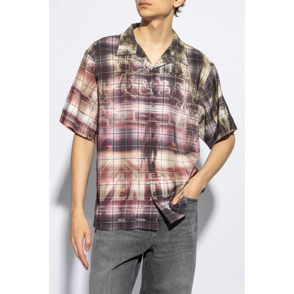 Diesel Shirt S-Tilborg Multicolor Heren