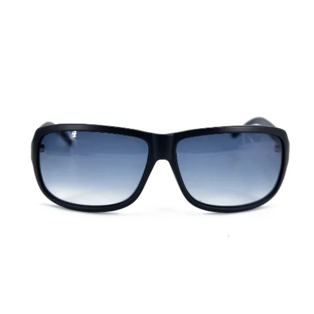 Gucci Vintage Pre-owned Plastic sunglasses Black Dames