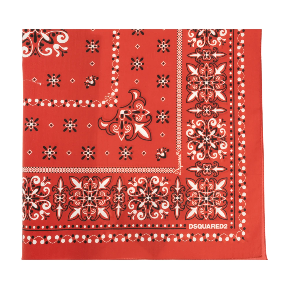 Dsquared2 Uomo Rosso - Scarves - Accessories - One Size