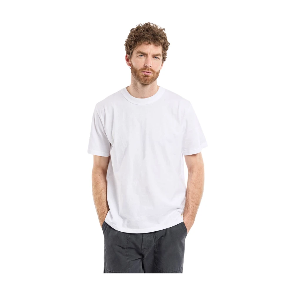 Armor-Lux Korte Mouw T-shirt White Heren