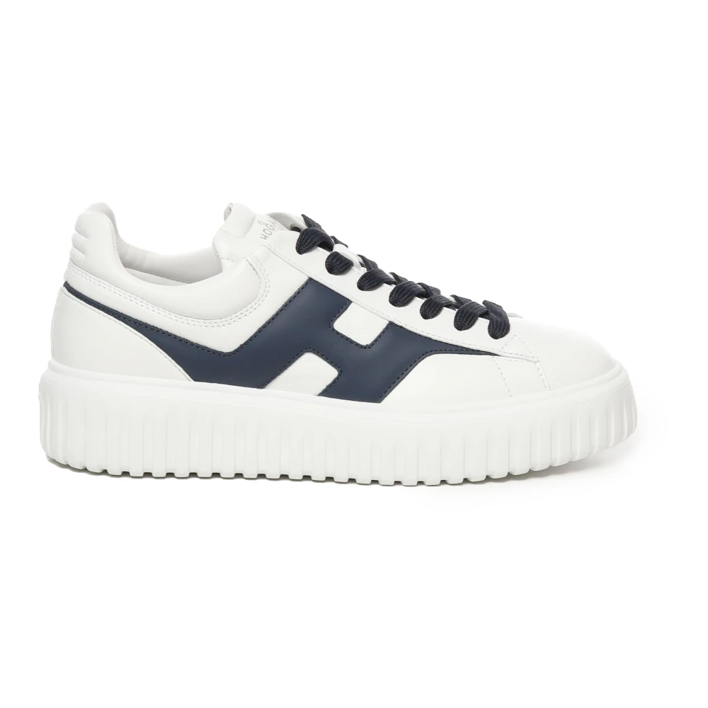 Hogan Men's White Sneakers, 11 Uk, H-Stripes Trainers