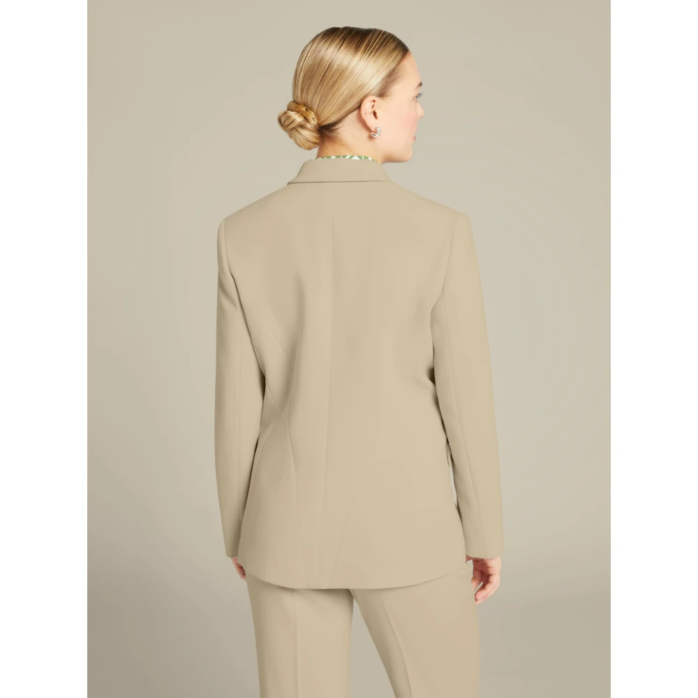 Elena Mirò Elegante korte jas Beige Dames