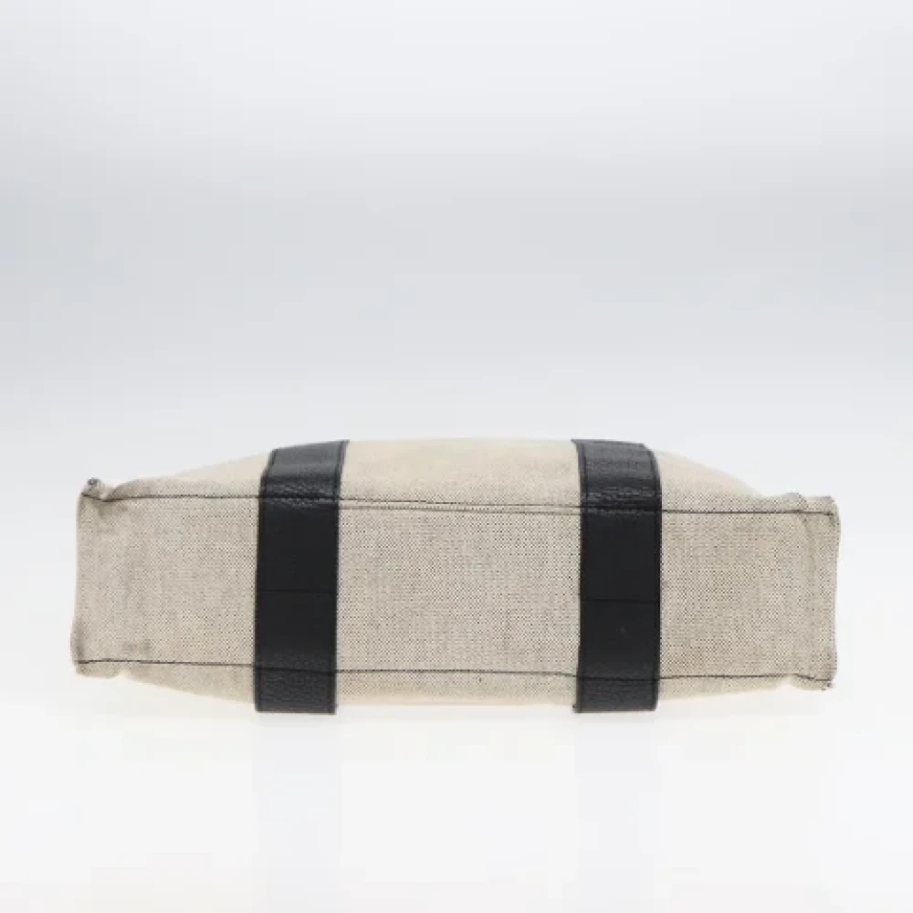 Hermès Vintage Pre-owned Canvas totes White Dames