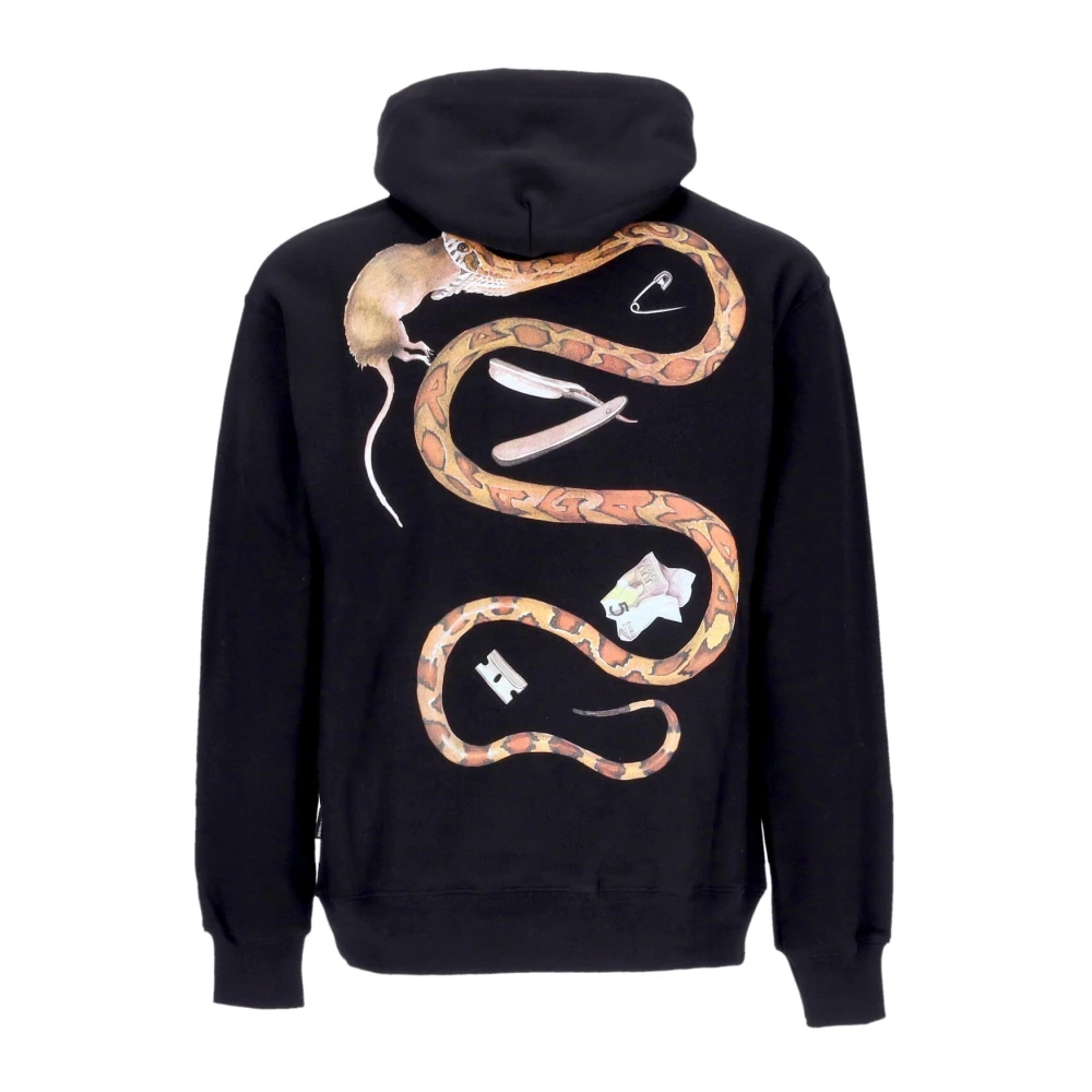 Propaganda Zwarte hoodie met trekkoord capuchon Black Heren