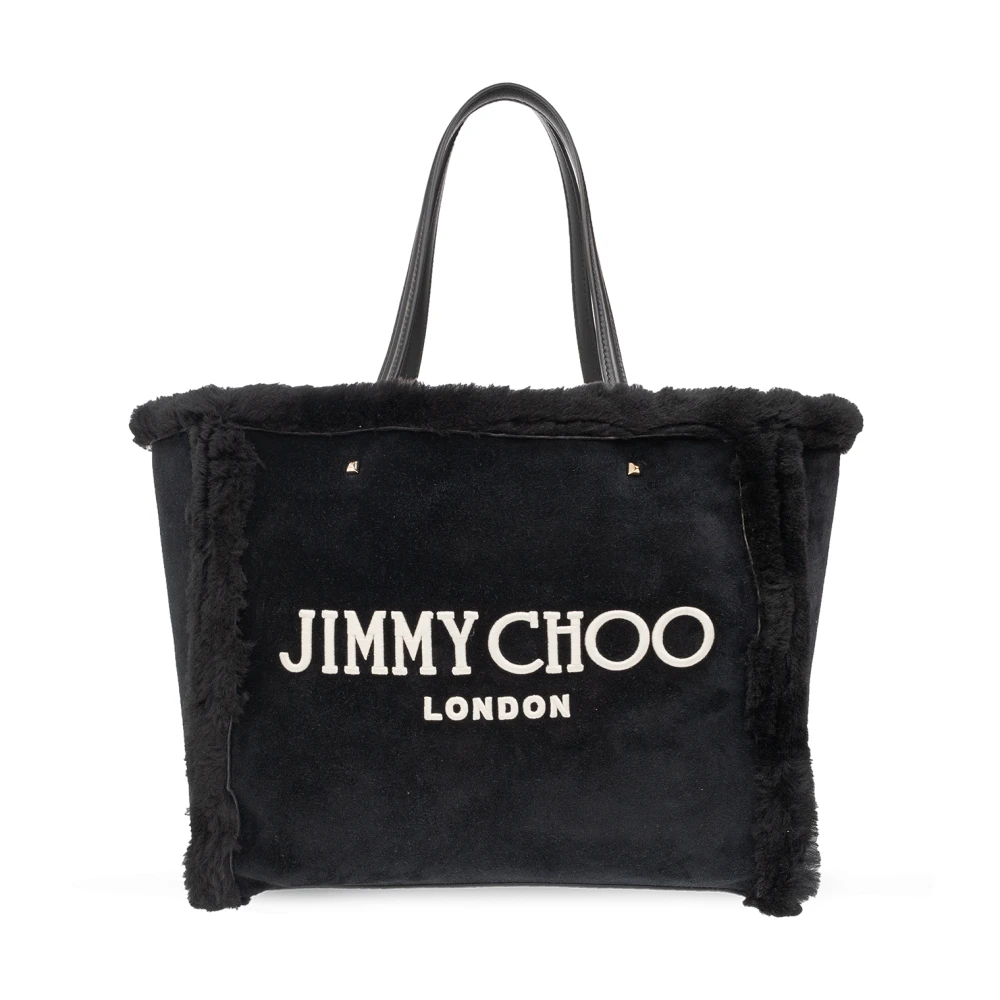 Jimmy Choo Avenue shopper tas Black Dames