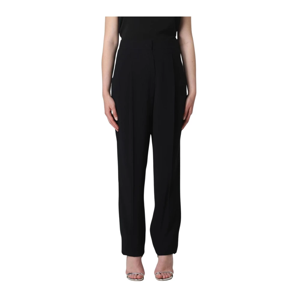 Emporio Armani Mujer Negro Pantalones, Talla: L