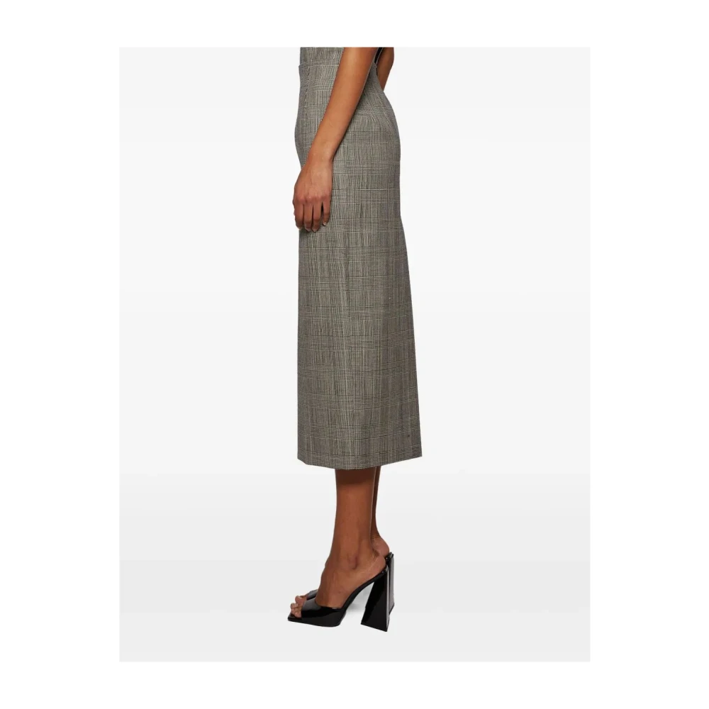 Wardrobe.nyc Midi Contour Rok Gray Dames