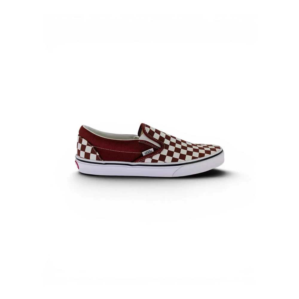 Vans Men's Red Classic Slip-On - Sneakers - 12 Uk - Shoes