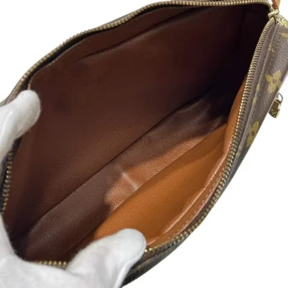 Louis Vuitton Vintage Pre-owned Fabric shoulder-bags Brown Dames