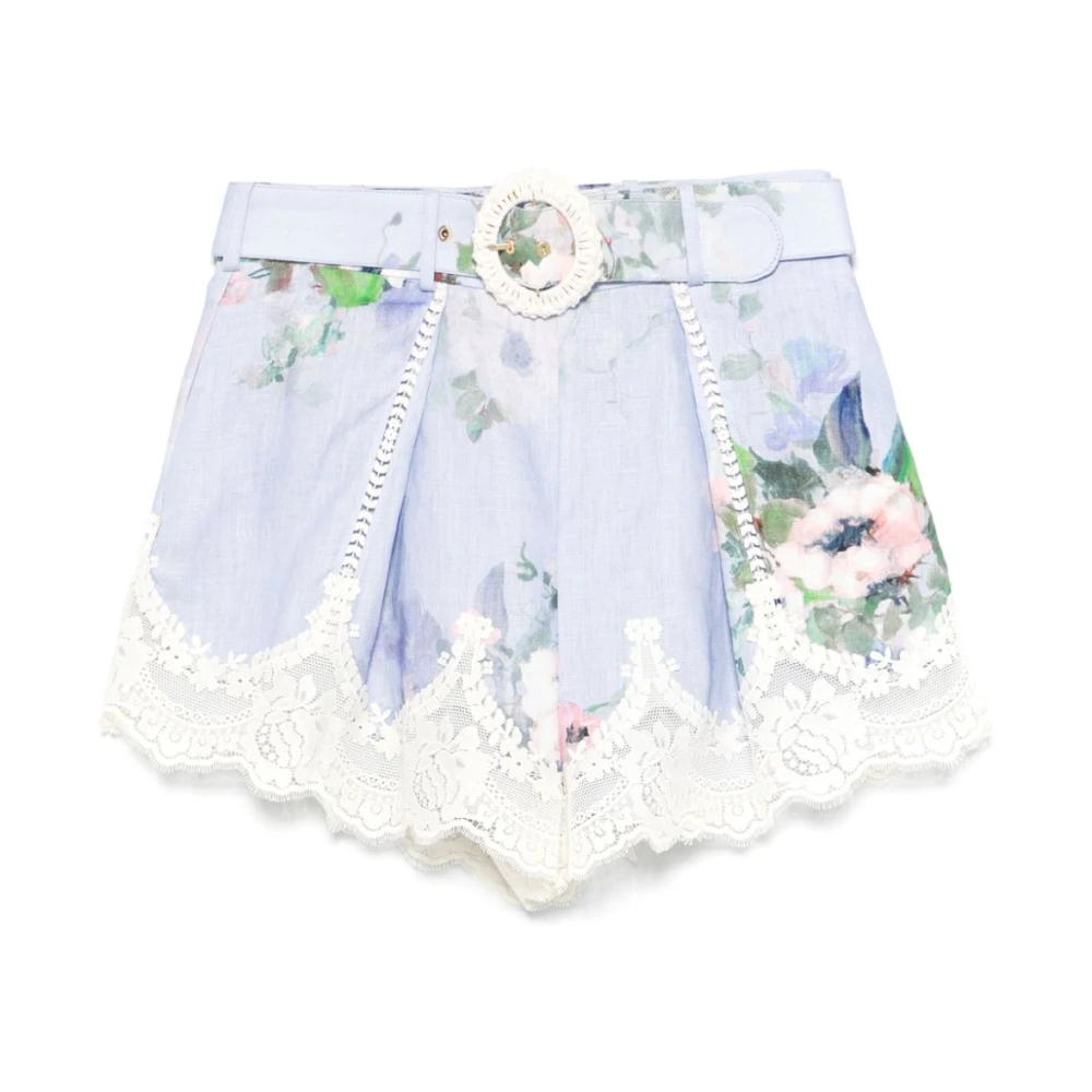 Zimmermann Lichtblauwe Shorts voor Vrouwen Blue Dames