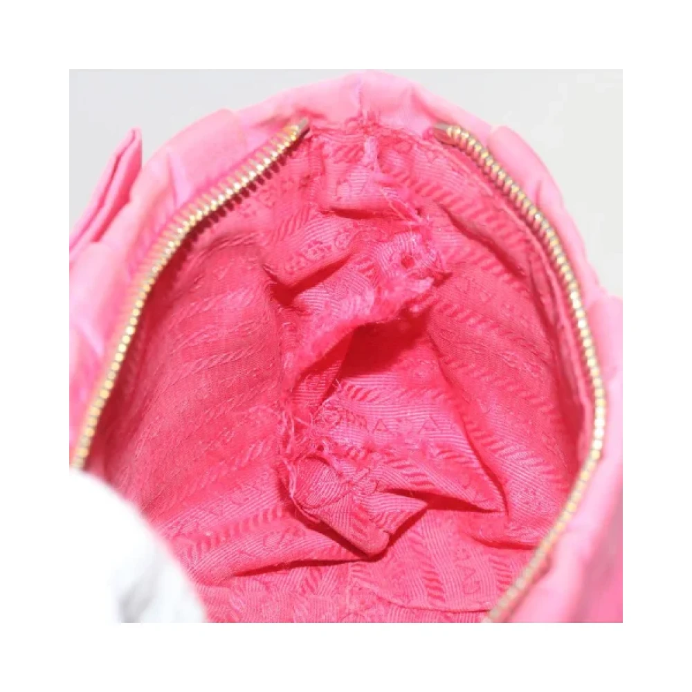 Prada Vintage Pre-owned Nylon prada-bags Pink Dames