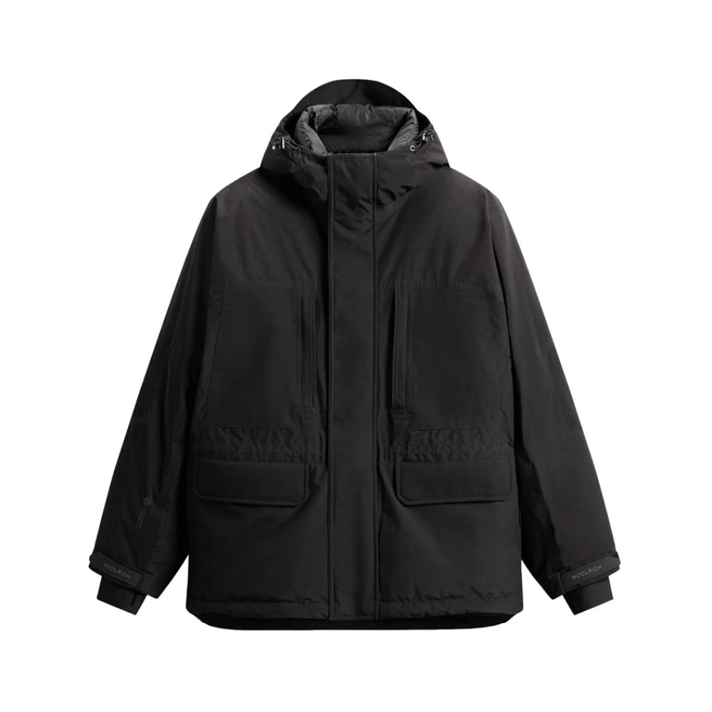 Woolrich Gore-Tex Parka in Zwart Black Heren