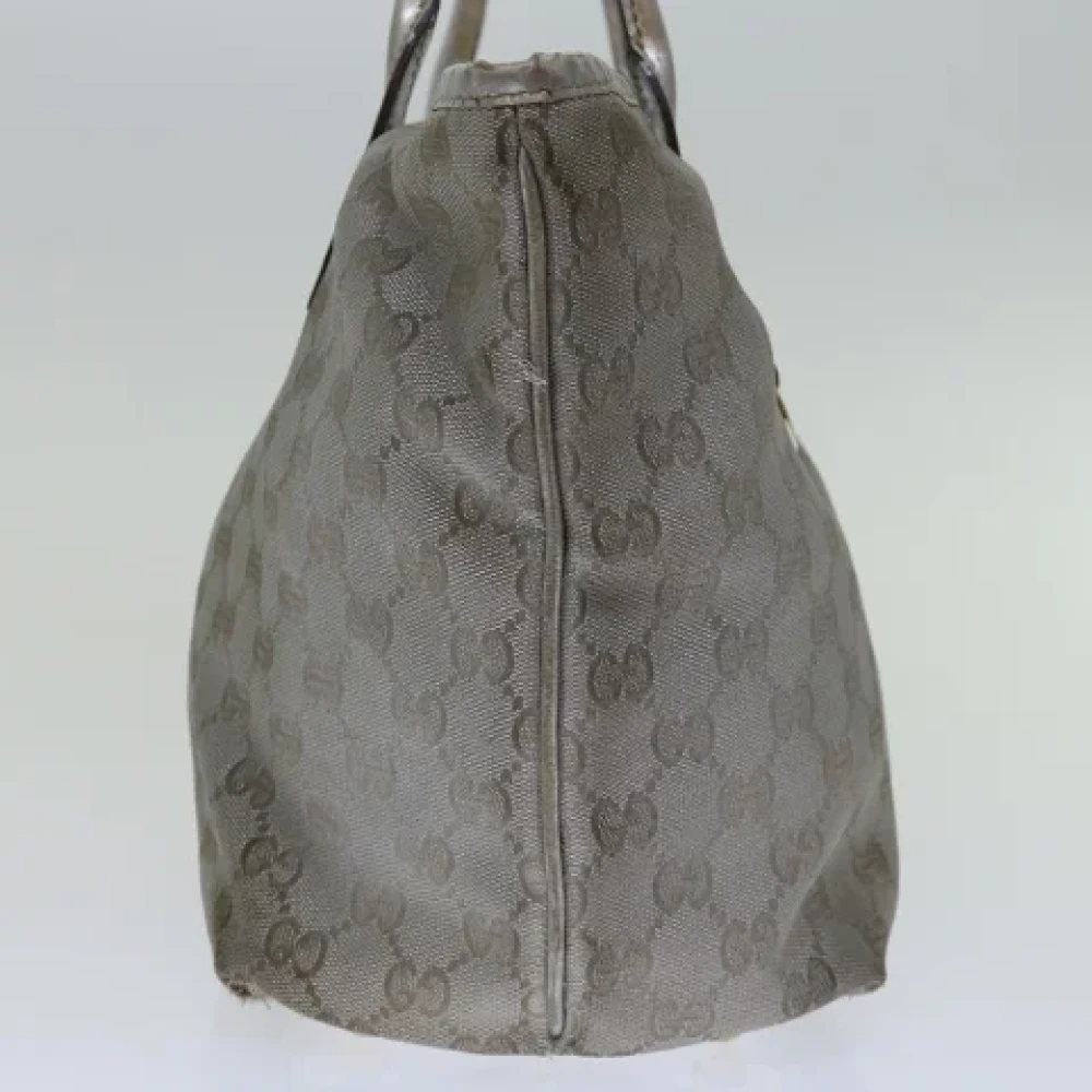 Gucci Vintage Pre-owned Canvas totes Gray Dames