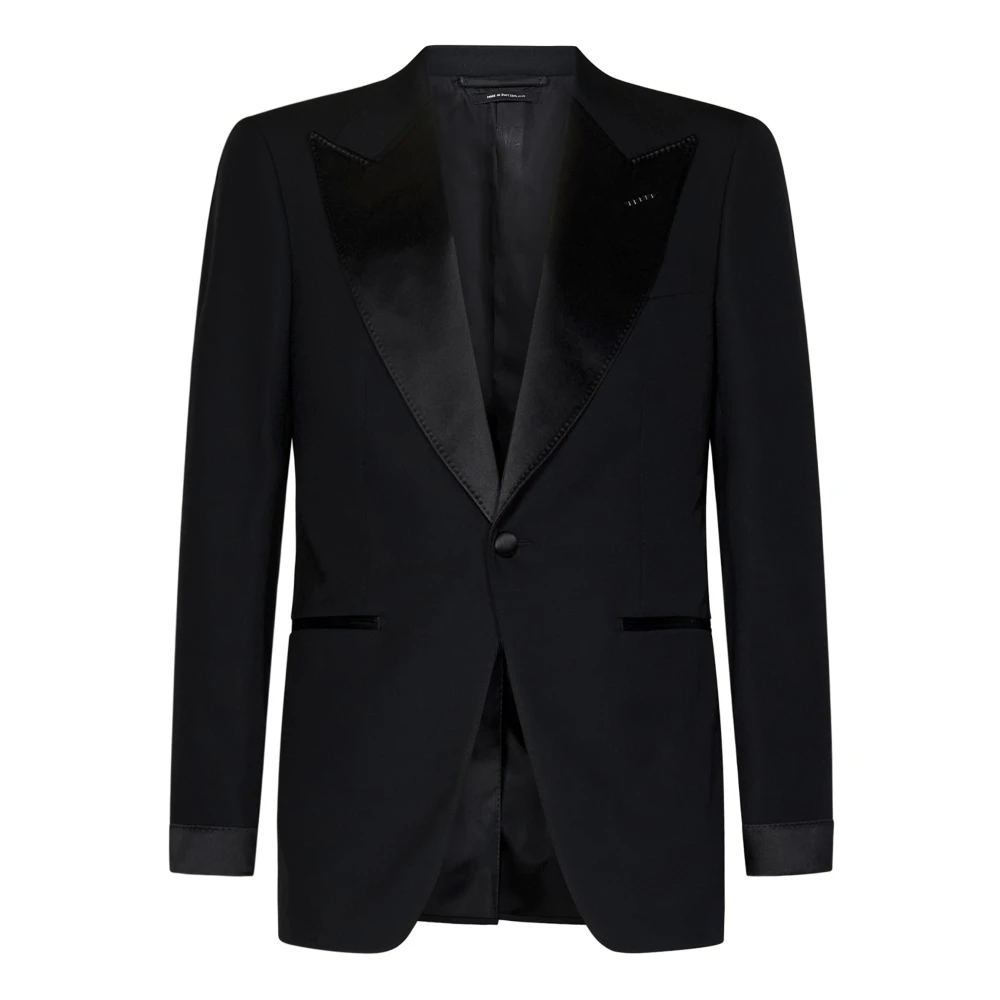 Tom Ford Single Breasted Suits Black Heren