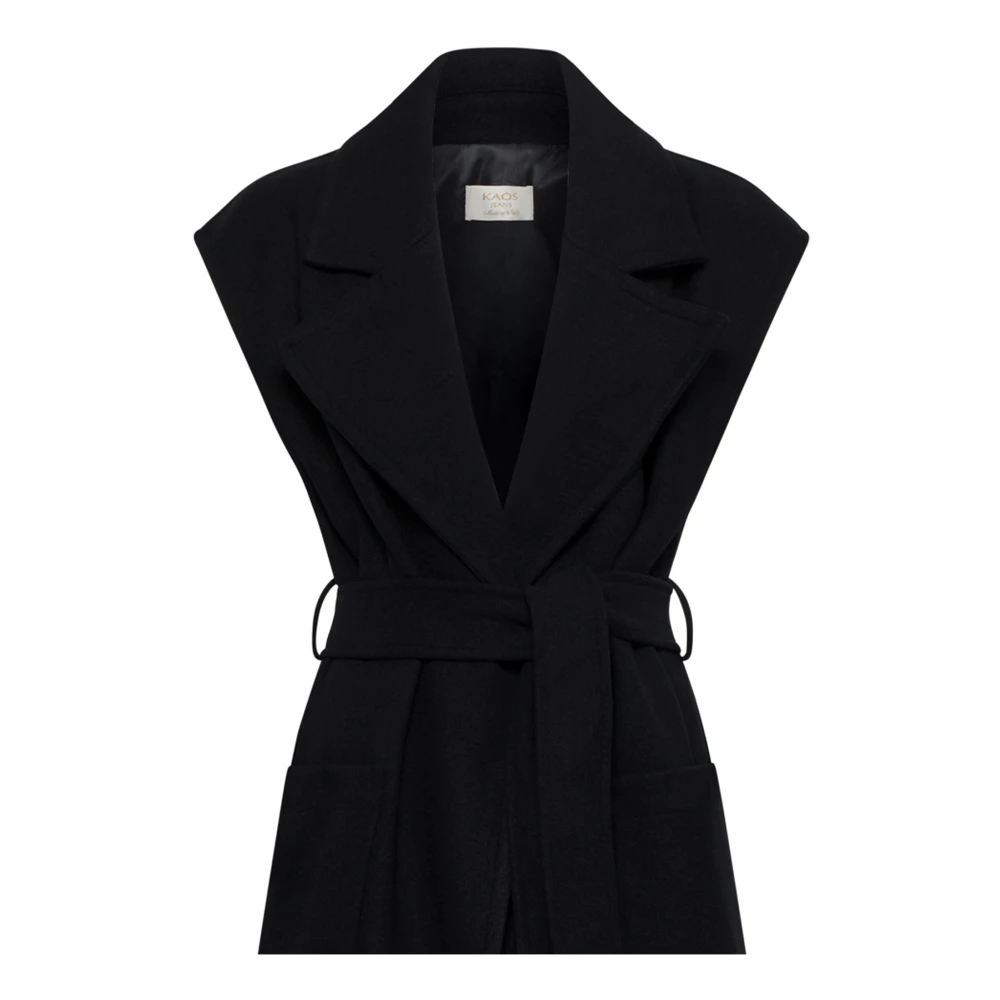 Kaos Zwarte Jassen voor een Stijlvolle Look Black Dames