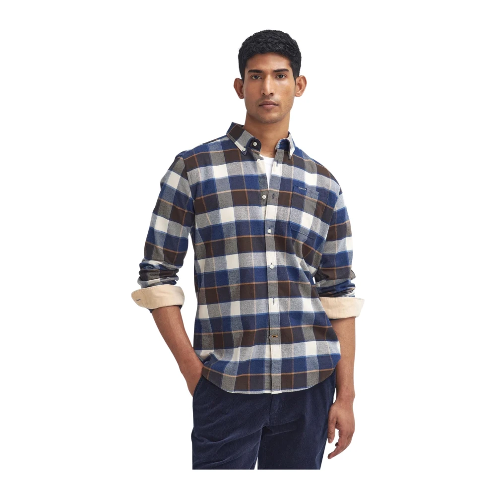 Barbour Casual Bruin Overhemd Multicolor Heren