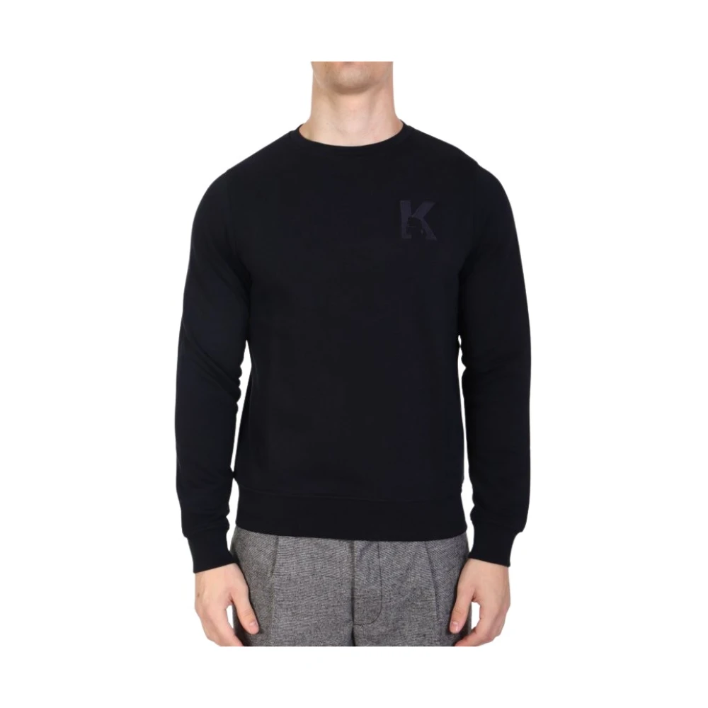 Karl Lagerfeld Blue Sweatshirts, Male, Xl, Sweatshirt