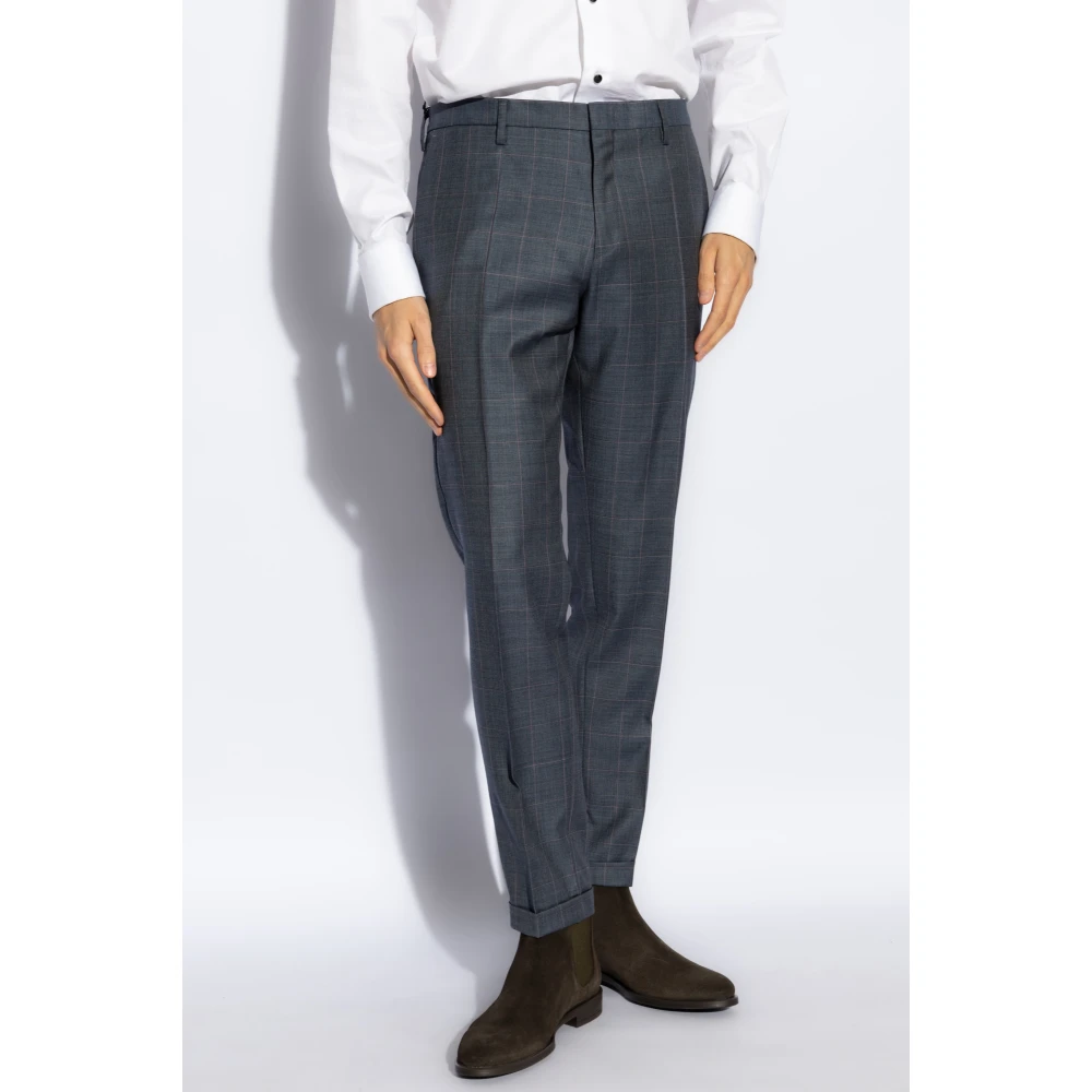 Paul Smith Geplooide broek Gray Heren