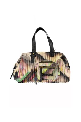 black-polyester-handbag-with-adjustable-shoulder-strap