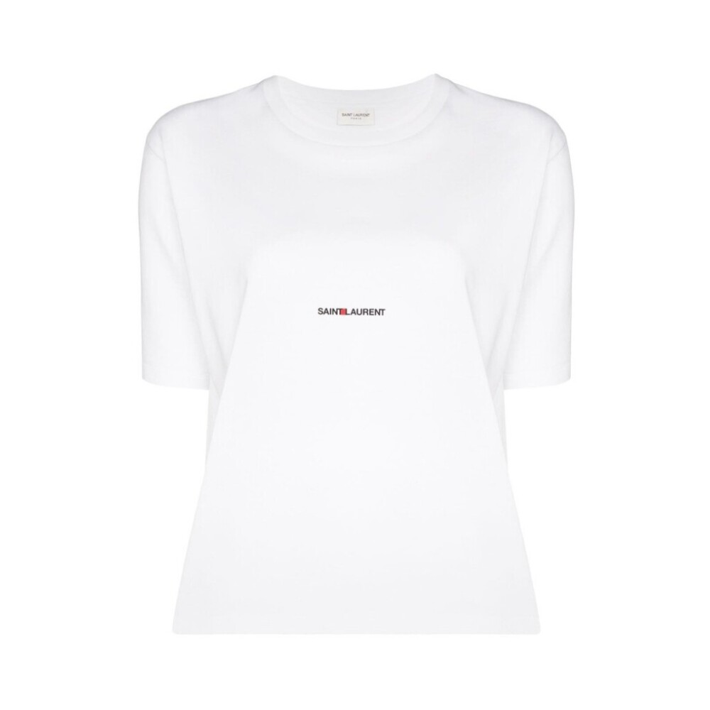 Tシャツ・カットソー SAINT LAURENT Women Tops 632020YARZ21982 Beige sla0245038_bei_00.jpg