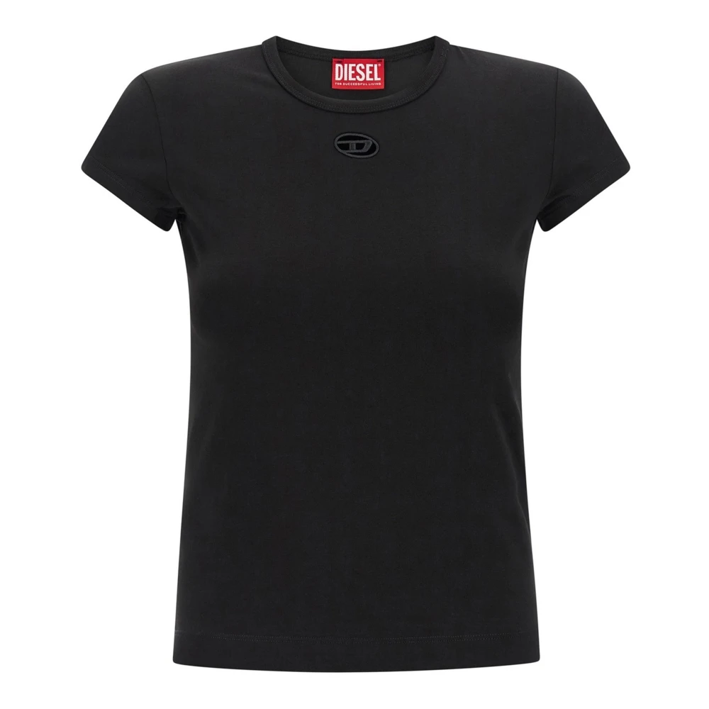 Diesel Black T-Angie-Od T-Shirt - Female - T-Shirts - M - Tops