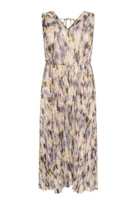 robe-grise-a-imprime-flou
