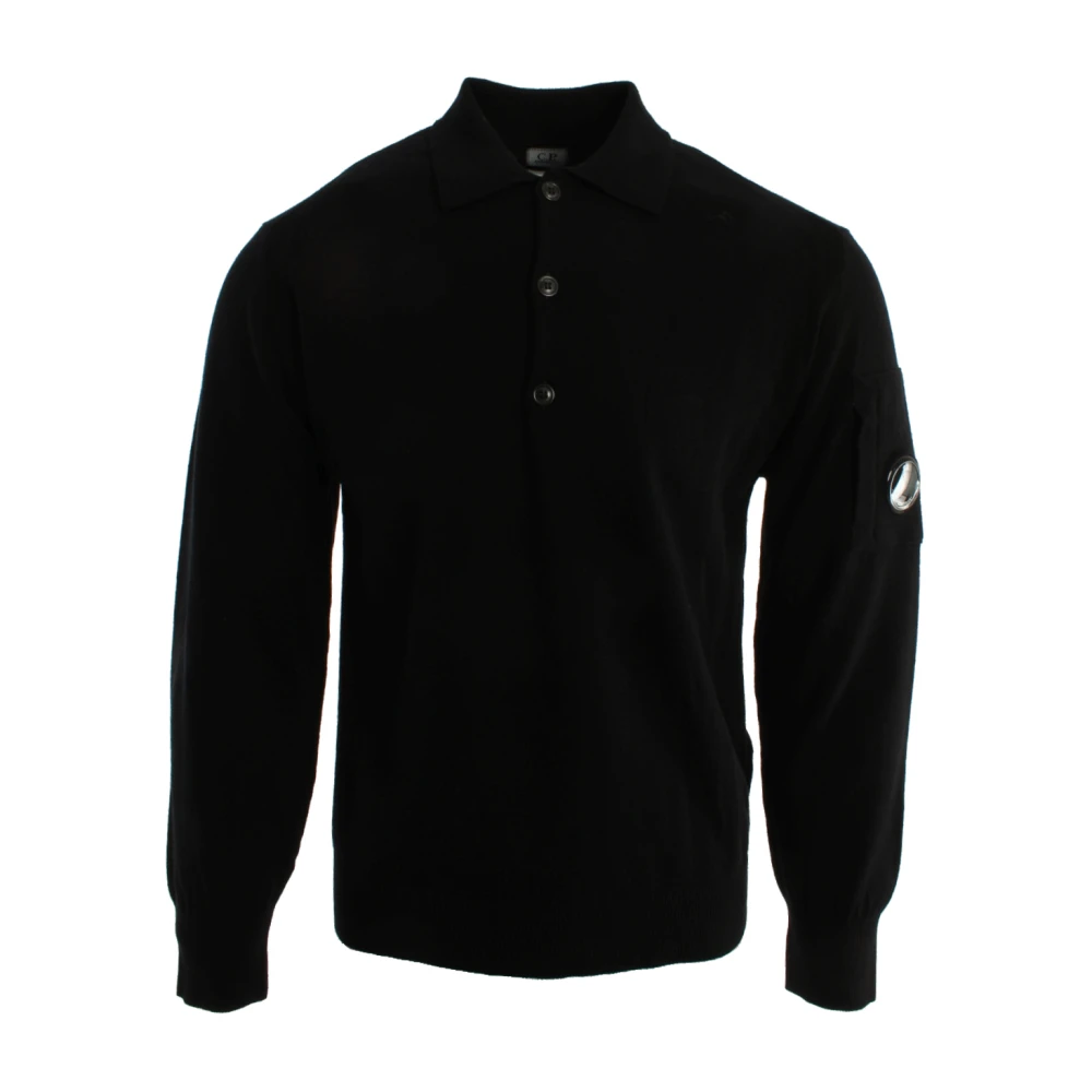 C.p. Company Men's Black Round-Neck Knitwear - Round-Neck Knitwear - S - Knitwear