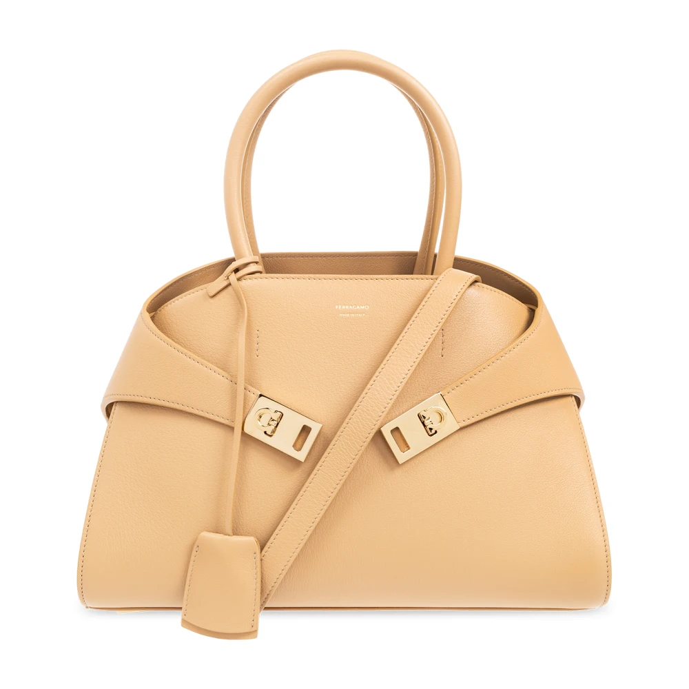 Ferragamo Bolso De Hombro Hug Bags Mujer Beige 