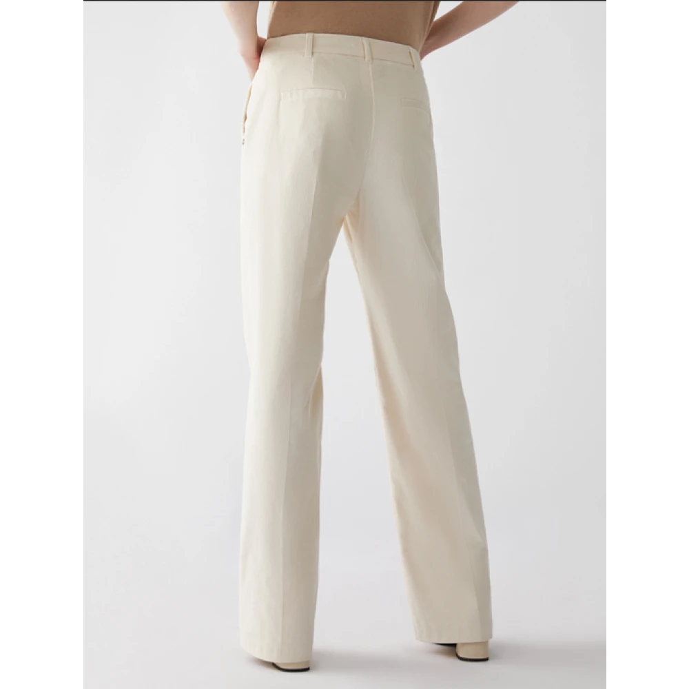 Pennyblack Ribfluwelen Katoenen Broek Beige Dames
