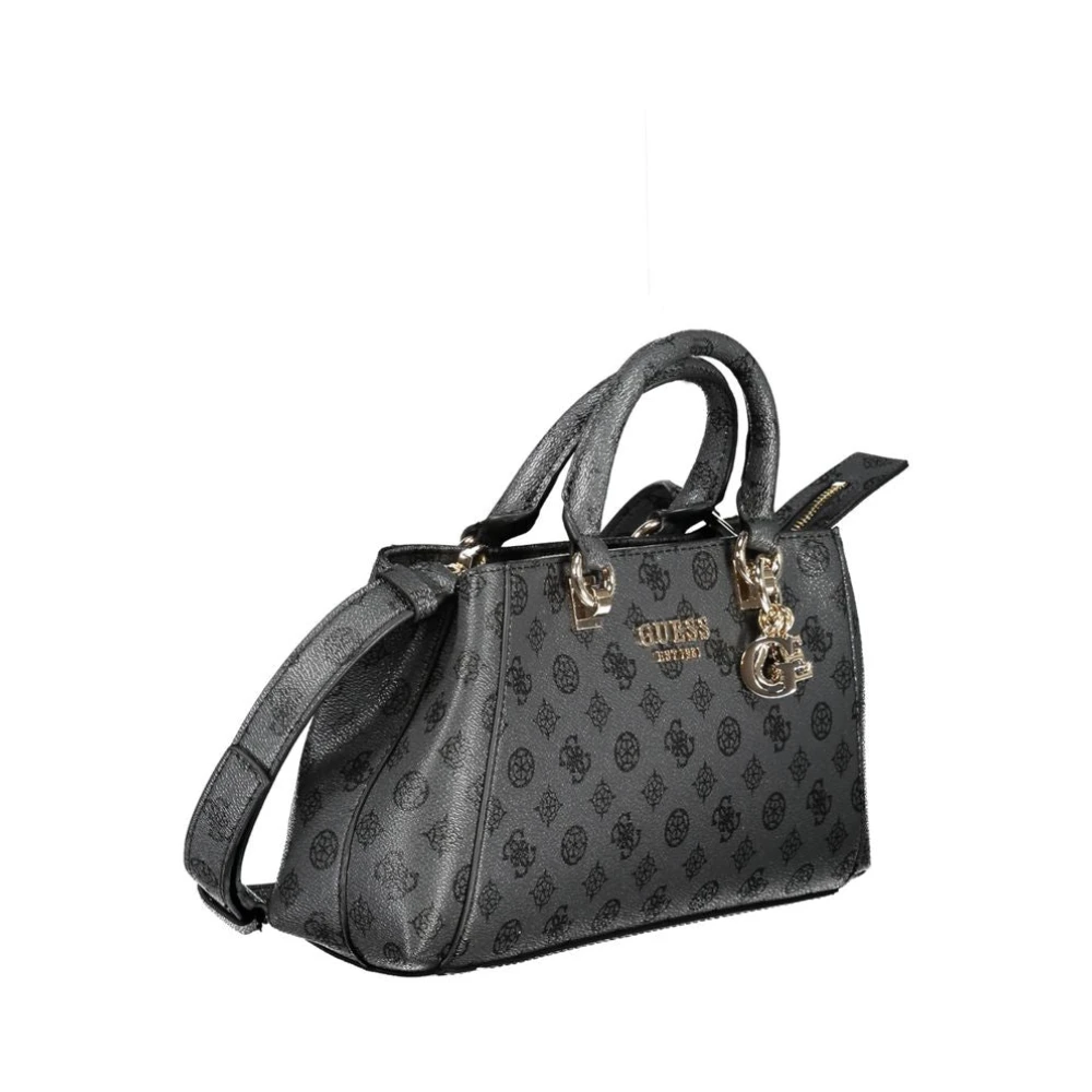 Guess Grijze Polyethyleen Handtas met Verstelbare Schouderband Gray Dames