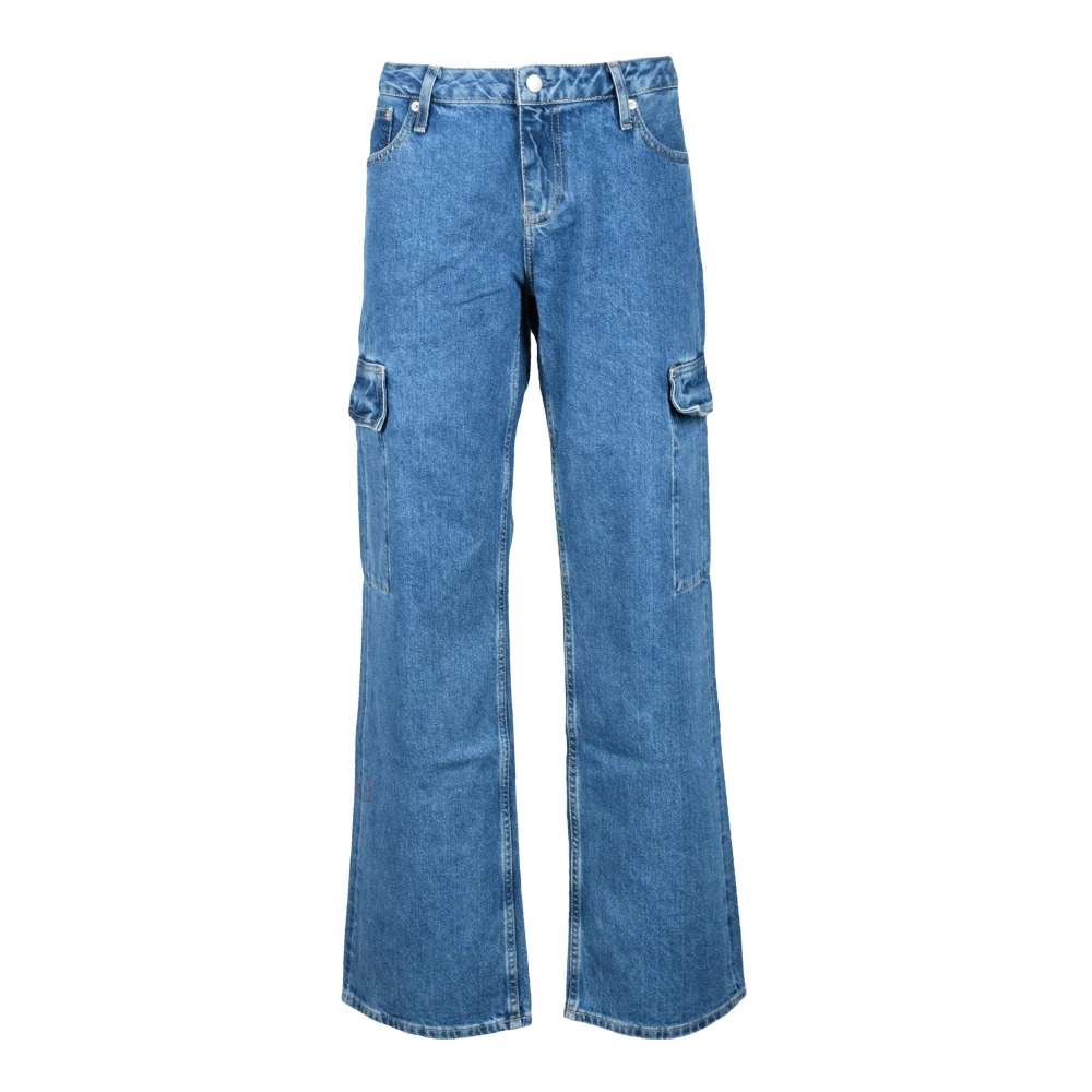 Calvin Klein Jeans Katoenen Jeans Blue Dames