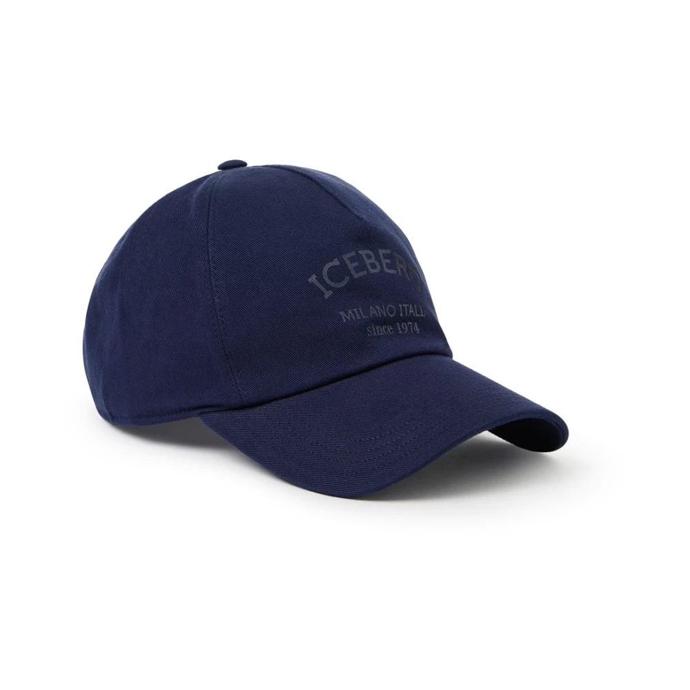 Iceberg Blauwe Milano Italia Baseballpet Blue Heren
