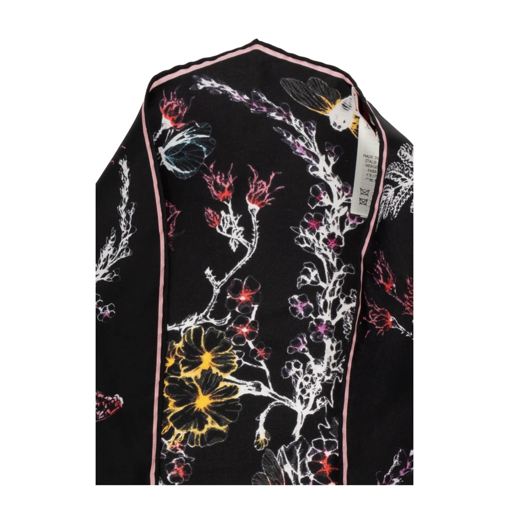 alexander mcqueen Zijden sjaal Black Dames