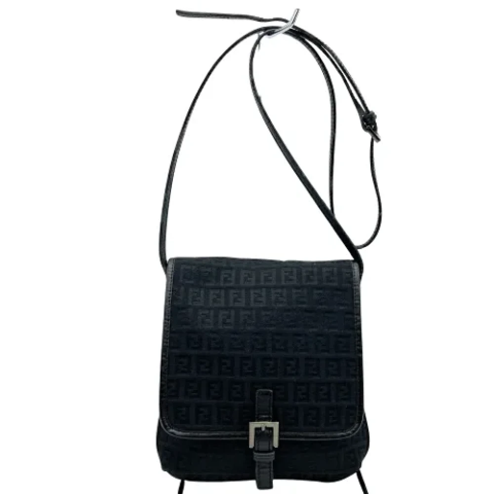 Fendi Vintage Pre-owned Canvas fendi-bags Black Dames