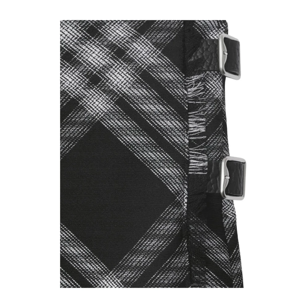 Burberry Monochrome Ruit Jurk Multicolor Dames