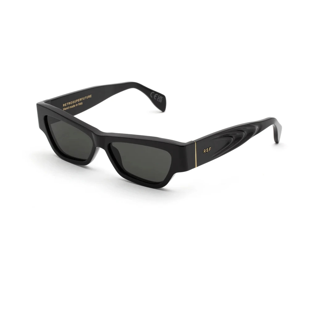 Retrosuperfuture Unisex Black Sunglasses, 56 Mm, Nameko Sunglasses