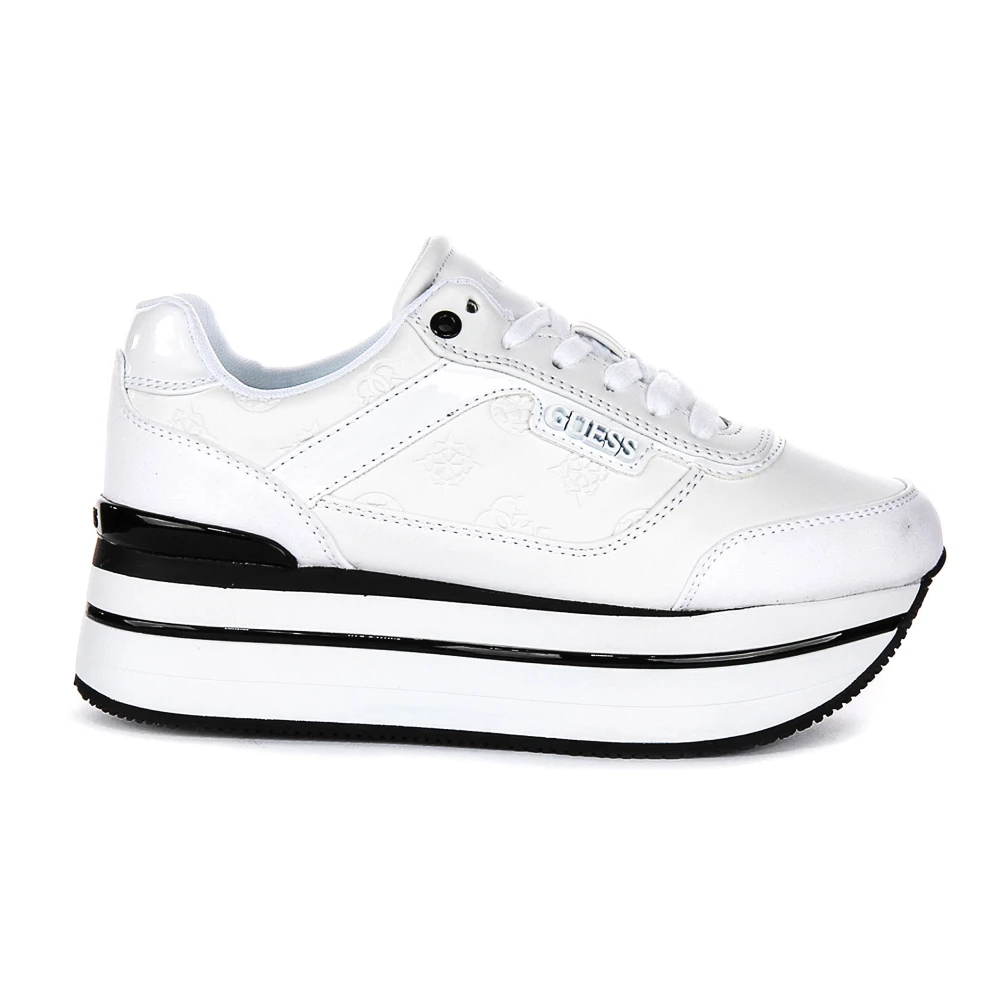 Guess Women's White Platform Sneakers