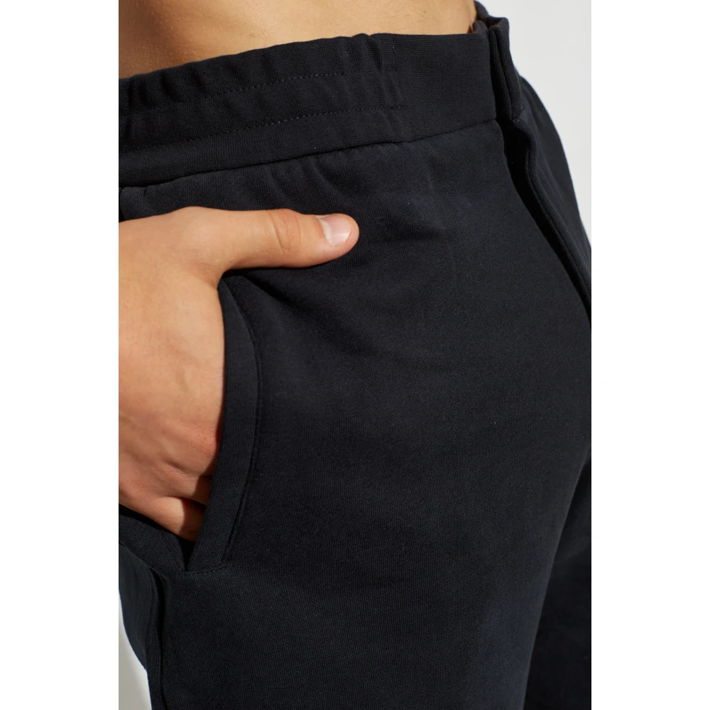 Emporio Armani Katoenen broek Black Heren
