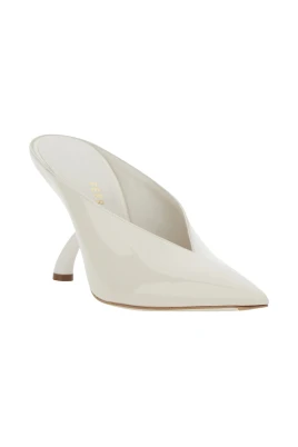Lackläder Heeled Mule