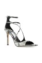 sandales-en-cuir-python-gris