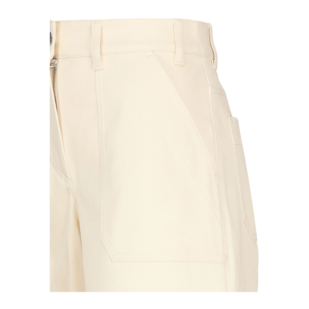 Moncler Beige Shorts voor een stijlvolle uitstraling Beige Dames