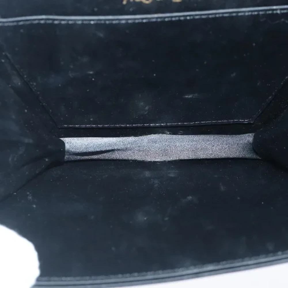 Saint Laurent Vintage Pre-owned Metal shoulder-bags Black Dames