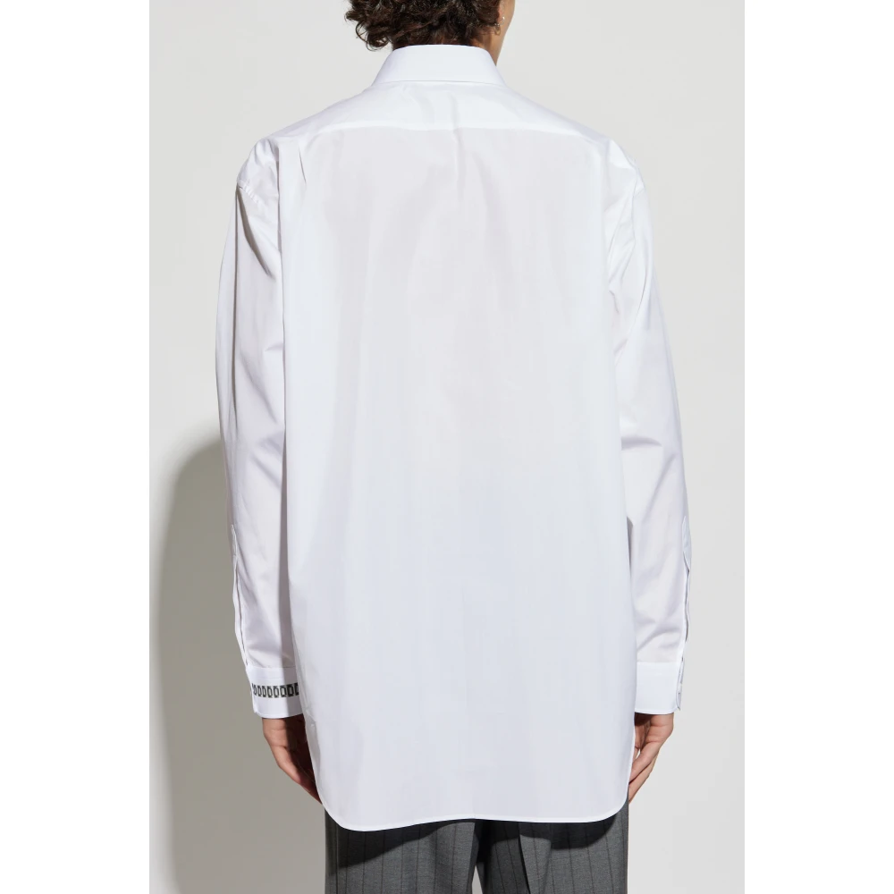 Moschino Shirt met print White Heren